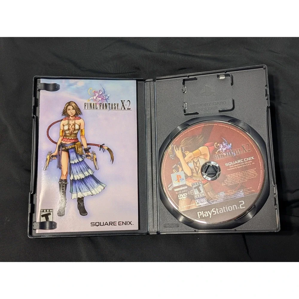 Final Fantasy X-2 PS2 Game Complete CIB Original Case Manual Tested PlayStation